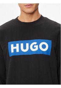 Hugo Bluza Niero 50522375 Czarny Regular Fit. Kolor: czarny. Materiał: bawełna