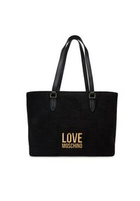 Love Moschino - LOVE MOSCHINO Torebka JC4123PP0NKB100A Czarny. Kolor: czarny. Materiał: skórzane #6