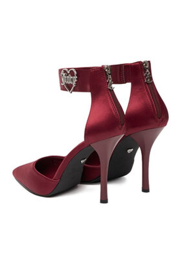 Juicy Couture Szpilki EO-LH24018-2A Bordowy. Kolor: czerwony. Materiał: materiał. Obcas: na szpilce