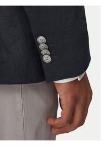 BOSS Marynarka Hutson Peak 262 50561857 Niebieski Slim Fit. Kolor: niebieski. Materiał: len #2