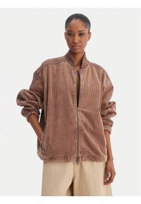 Adidas - adidas Bluza Corduroy Sst KD8781 Brązowy Oversize. Kolor: brązowy. Materiał: bawełna #1