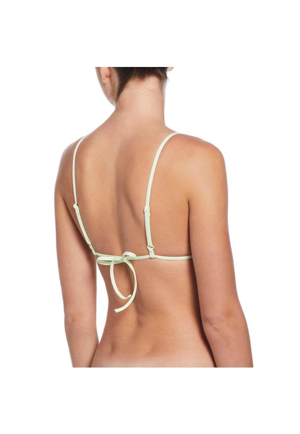 Góra od stroju pływackiego Nike Essential Triangle Bikini. Kolor: żółty