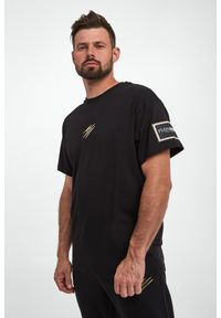 Philipp Plein - T-shirt męski z logo PLEIN SPORT. Styl: sportowy