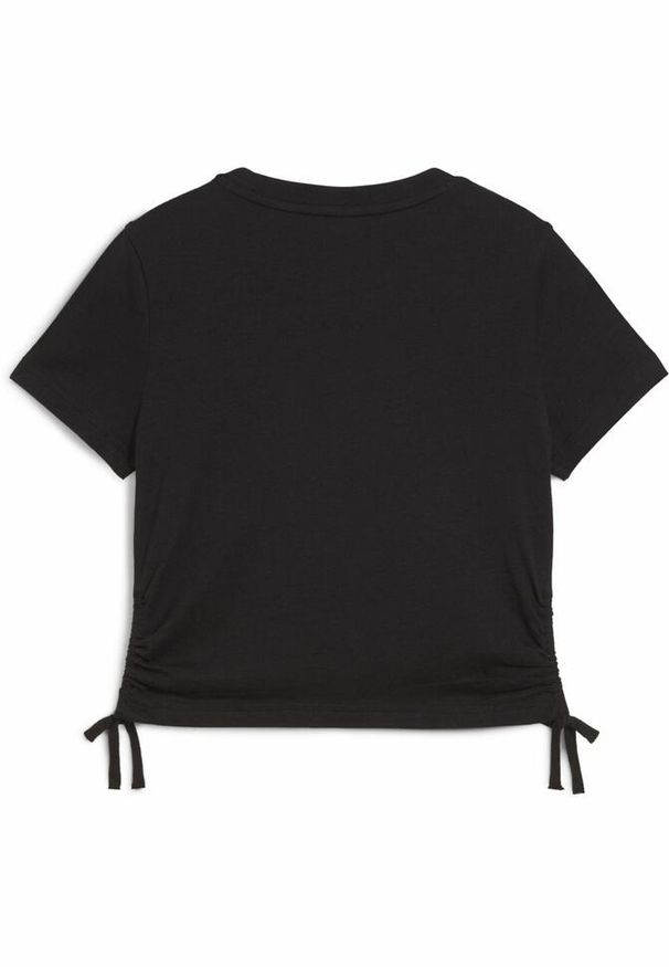 Puma - Młodzieżowa koszulka Essentials Animal Logo Infill z węzłem PUMA Black. Kolor: czarny