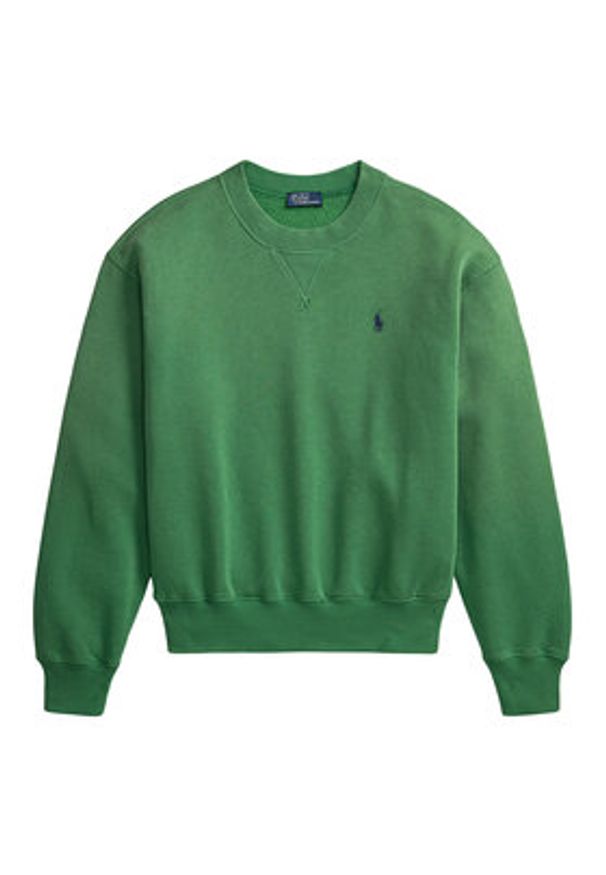 Polo Ralph Lauren Bluza 211971697502 Zielony Relaxed Fit. Typ kołnierza: polo. Kolor: zielony. Materiał: bawełna