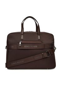 Gino Rossi Torba na laptopa 05A11192-1 Brązowy. Kolor: brązowy. Materiał: materiał #2