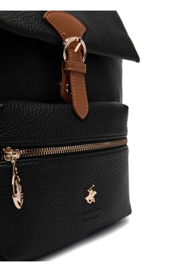 Beverly Hills Polo Club Plecak CEO-BHPC-C-002-08 Czarny. Kolor: czarny. Materiał: materiał