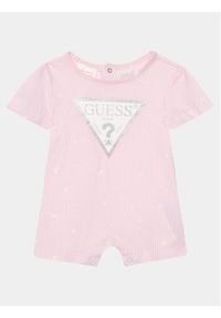 Guess Romper S4GG02 K6YW4 Różowy Regular Fit. Kolor: różowy. Materiał: bawełna