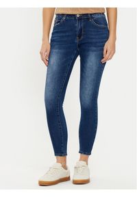 Please Jeansy P8361HOM31 Granatowy Skinny Fit. Kolor: niebieski