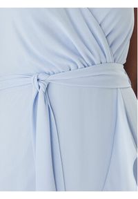 Morgan Sukienka koktajlowa 241-ROSVAL Błękitny Regular Fit. Kolor: niebieski. Materiał: syntetyk. Styl: wizytowy #5