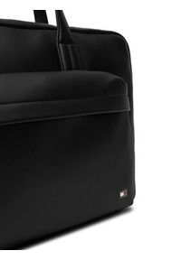 TOMMY HILFIGER - Tommy Hilfiger Torba na laptopa Th Flag Computer Bag AM0AM13989 Czarny. Kolor: czarny. Materiał: skóra #2