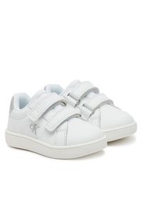 Calvin Klein Jeans Sneakersy Low Cut VelCro V1A9-82007-1355X Biały. Kolor: biały. Materiał: skóra #6