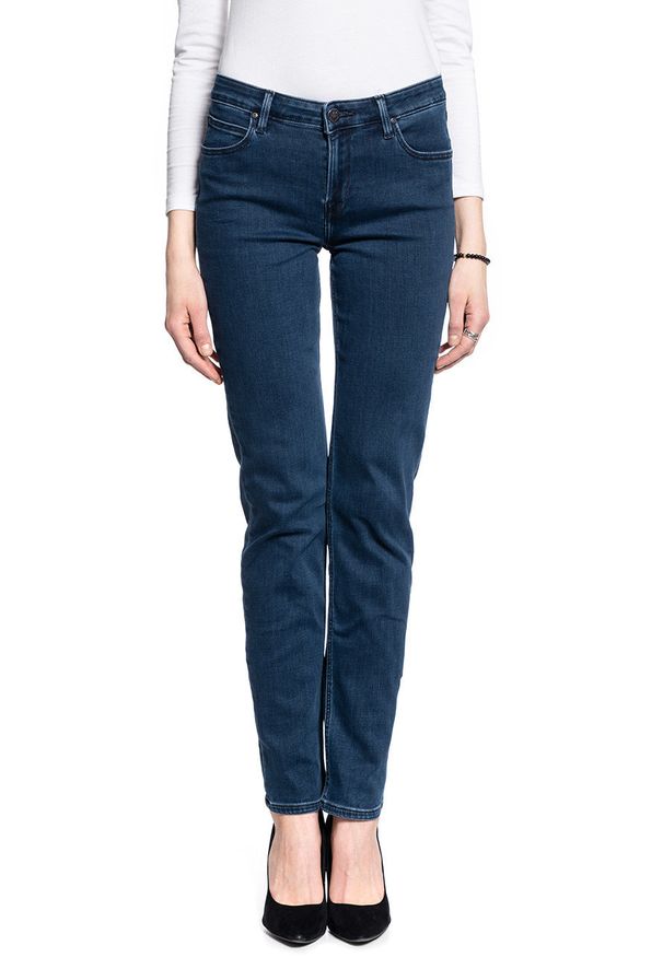 Lee - DAMSKIE SPODNIE JEANSOWE LEE Marion Straight DARK JONI L301PHWV 112105873