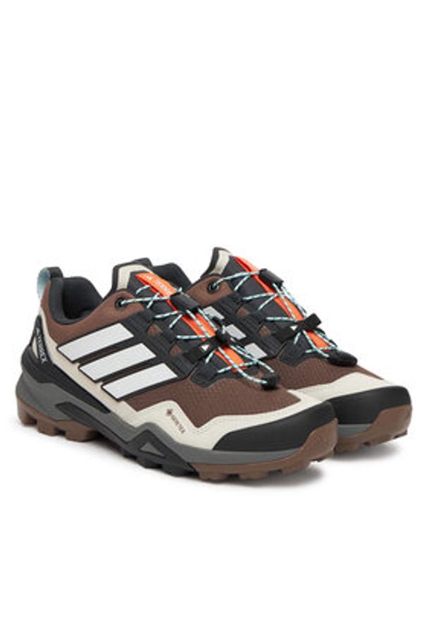 Adidas - adidas Trekkingi Terrex Skychaser GORE-TEX JQ9935 Brązowy. Kolor: brązowy. Materiał: materiał