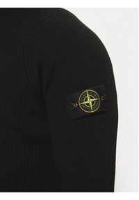 Stone Island Kardigan 8115519C2 Czarny Regular Fit. Kolor: czarny. Materiał: wełna