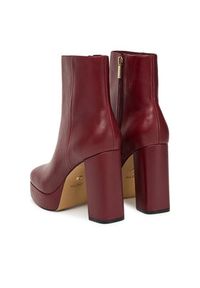 Aldo Botki Vaylen 14055286 Bordowy. Kolor: czerwony. Materiał: skóra #2