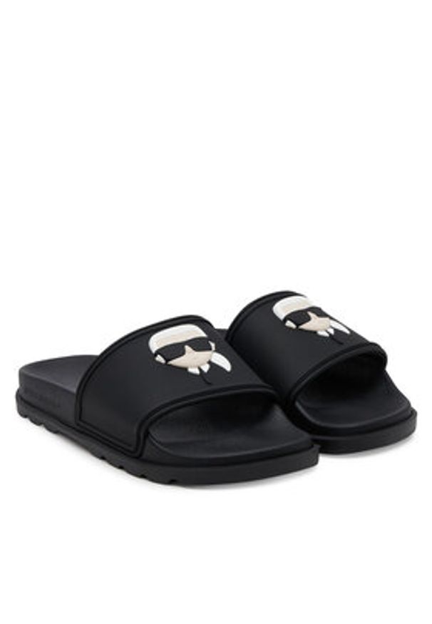 Karl Lagerfeld - KARL LAGERFELD Klapki Kondo Tred KL80970N Czarny. Kolor: czarny