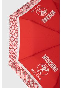 MOSCHINO - Moschino Parasol kolor czerwony. Kolor: czerwony #2