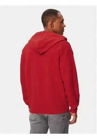 Hugo - HUGO Bluza Dapozip 50548651 Czerwony Relaxed Fit. Kolor: czerwony. Materiał: bawełna #4