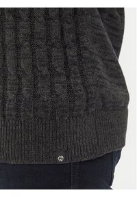 INDICODE Sweter Rufus 35-026 Szary Regular Fit. Kolor: szary. Materiał: bawełna #4