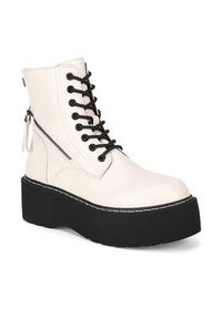 DeeZee Trzewiki WS101-03 Beżowy. Kolor: beżowy. Materiał: materiał #5