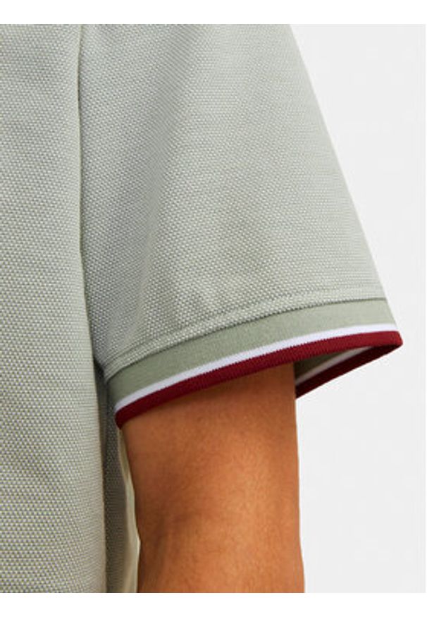 Jack & Jones Polo Bluwin 12169064 Szary Regular Fit. Typ kołnierza: polo. Kolor: szary. Materiał: syntetyk, bawełna