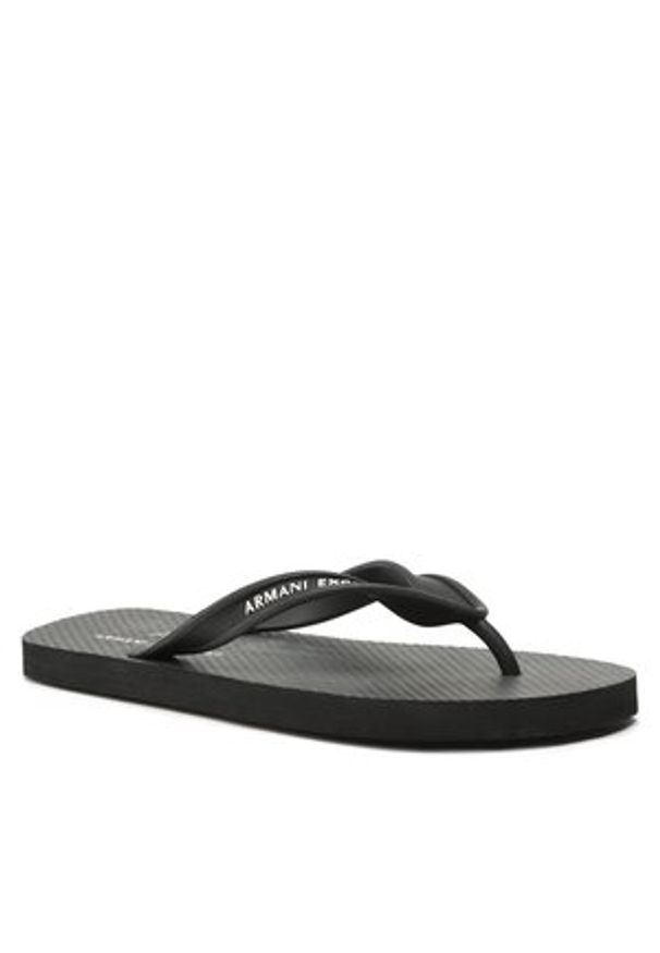 Japonki Armani Exchange - XUQ002 XV676 00002 Black. Kolor: czarny
