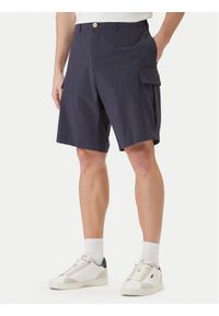 Aeronautica Militare Szorty materiałowe 261BE0277UCT04291 Granatowy Regular Fit. Kolor: niebieski. Materiał: syntetyk #1