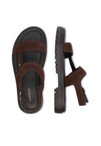 Lasocki Sandały CEO-WI34-3310-18650 Brązowy ciemny. Kolor: brązowy. Materiał: skóra, zamsz #7
