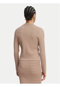 Guess Kardigan W5YR11 Z0130 Beżowy Regular Fit. Kolor: beżowy. Materiał: wiskoza #4