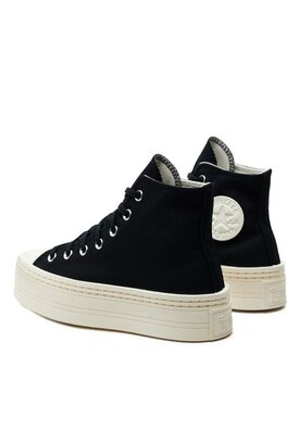 Converse Trampki Chuck Taylor All Star Modern Lift Platform Canvas A06141C Czarny. Kolor: czarny. Materiał: materiał. Obcas: na platformie