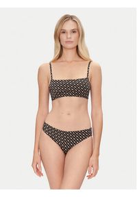 BOSS Góra od bikini Bb Monogram 50535267 Czarny Regular Fit. Kolor: czarny. Materiał: syntetyk #4