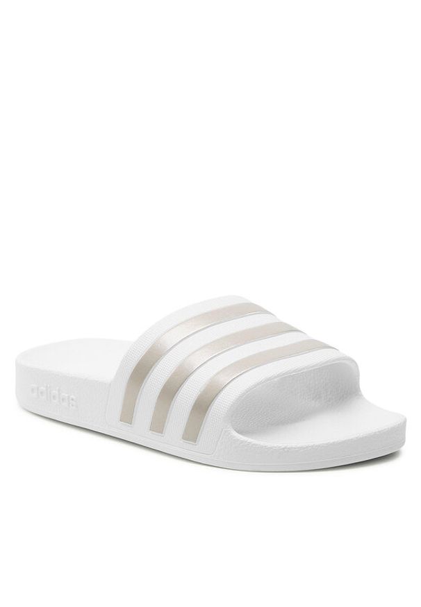Adidas - adidas Klapki Adilette Aqua EF1730 Biały. Kolor: biały