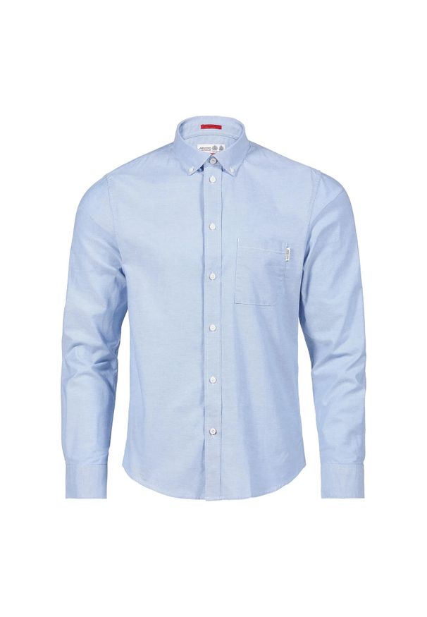 Koszula Musto Essential Oxford. Kolor: niebieski. Styl: elegancki