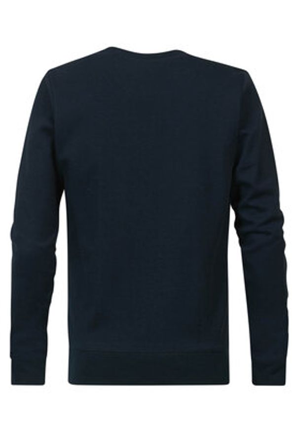 Petrol Industries Bluza M-1030-SWR331 Granatowy Regular Fit. Kolor: niebieski. Materiał: bawełna