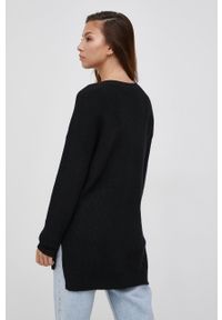 Vila Sweter damski kolor czarny. Kolor: czarny. Długość rękawa: długi rękaw. Długość: długie #5