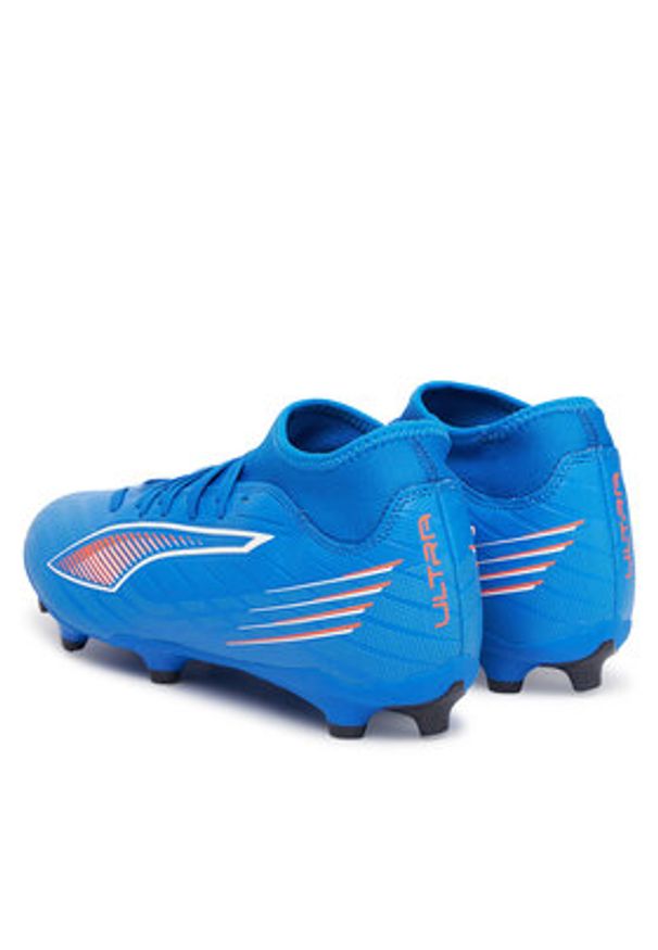 Puma Buty do piłki nożnej Ultra 6 Play+ Fg/Ag 108548 01 Niebieski. Kolor: niebieski. Materiał: skóra