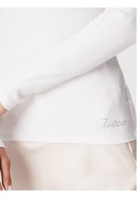 Guess Bluzka W2YP46 KBCO2 Biały Slim Fit. Kolor: biały. Materiał: wiskoza #2