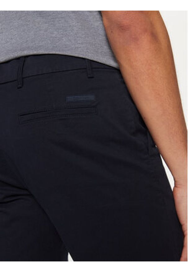 Calvin Klein Szorty materiałowe Modern Twill K10K114063 Granatowy Slim Fit. Kolor: niebieski. Materiał: bawełna