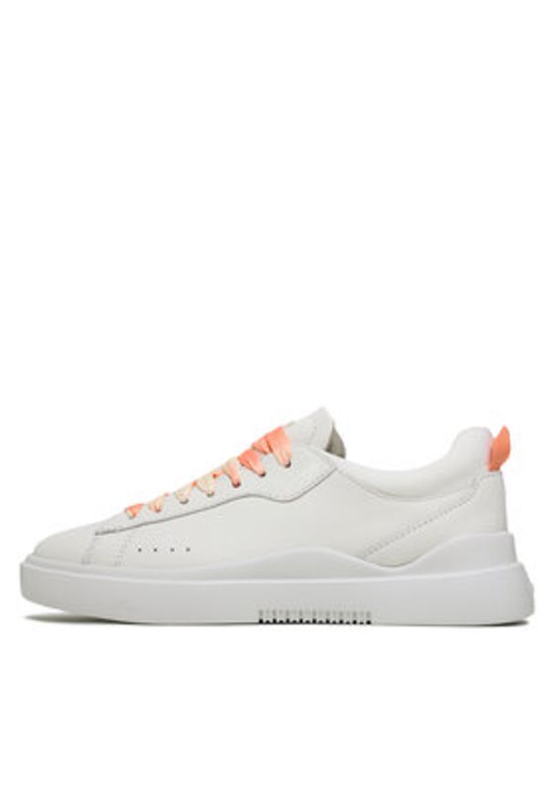 Hugo Sneakersy Blake 50498661 10249945 01 Biały. Kolor: biały. Materiał: skóra