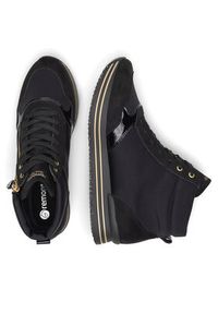 Remonte Trzewiki D1370-01 Czarny. Kolor: czarny. Materiał: materiał #3