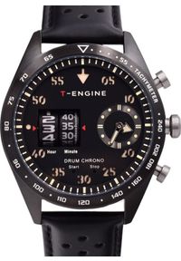 Zegarek Rubicon Zegarek męski T-ENGINE Drum Roller ELITE - CCTCP #1