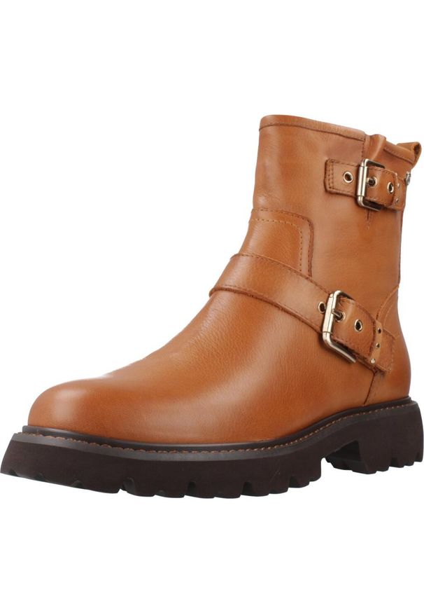 Carmela - CARMELA 162591C Brązowy. Kolor: brązowy. Materiał: tkanina, skóra. Styl: sportowy