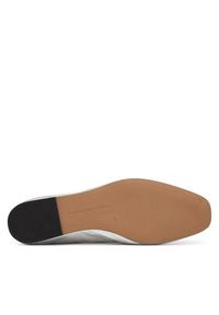 TOMMY HILFIGER - Tommy Hilfiger Baleriny Silver Lth Ellastic Ballerina FW0FW09466 Srebrny. Kolor: srebrny. Materiał: skóra #7