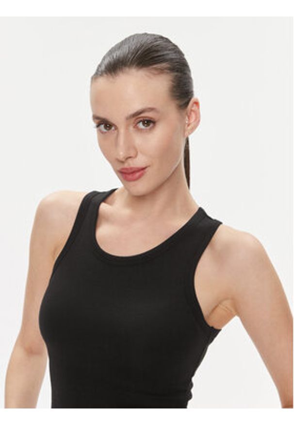 Calvin Klein Top Modal Rib Tank Top K20K206406 Czarny Slim Fit. Kolor: czarny