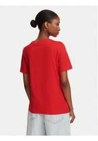 Vero Moda T-Shirt Paulina 10316991 Różowy Regular Fit. Kolor: różowy. Materiał: bawełna #2