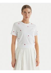 only - ONLY T-Shirt Ketty 15288473 Biały Regular Fit. Kolor: biały. Materiał: bawełna #1