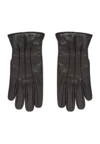 Jack & Jones - Jack&Jones Rękawiczki Męskie Jacmontana Leather Gloves Noos 12125090 Czarny. Kolor: czarny. Materiał: skóra #1