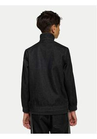 Adidas - adidas Kurtka jeansowa Firebird KE2965 Czarny Loose Fit. Kolor: czarny. Materiał: bawełna #5
