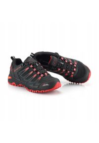ALPINE PRO - Buty trekkingowe niskie damskie Alpine Pro Rewese. Kolor: czerwony. Materiał: skóra. Styl: sportowy